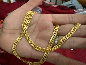 Heavy Gold Plated Chain For Men