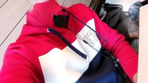 Stylish Colorblock Hoodie