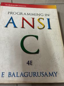 Programming In ANSI C