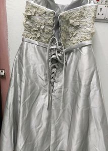 Customised Tube Knee Length Gown With Pockets
