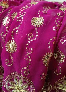 Elegant Maroon Saree