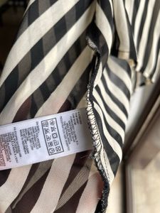 Striped Cold Shoulder Blouse