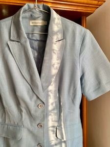 Chic Short Sleeve Blazer