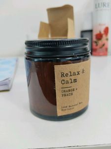 Relax & Calm Orange Peach Candle