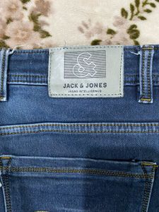 Jack &amp; Jones Men&#39;s Blue Denim Jeans