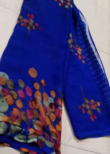 Blue Saree