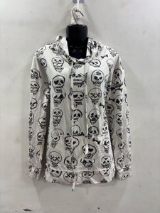 Skull Print Hoodie