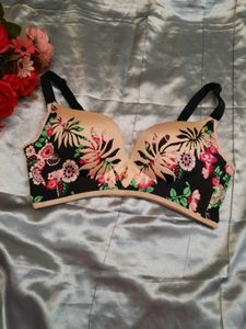 Floral Push-Up Bra