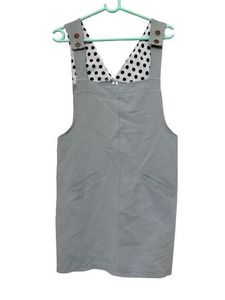 Gray Overalls Dress