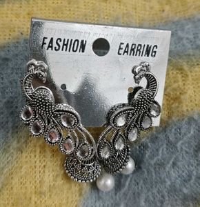 Silver Oxidised Earrings On Sale