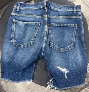 ZARA Distressed Denim Shorts