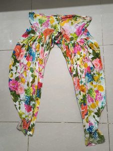 Floral Palazzo And Dupatta