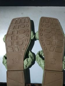 🍏💚 Green Colour Beautiful 37 No Sandal 👡
