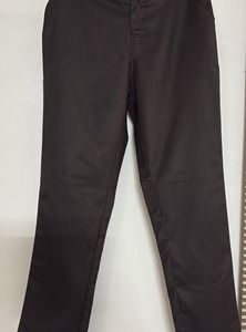 Brown Formal Straight Trouser