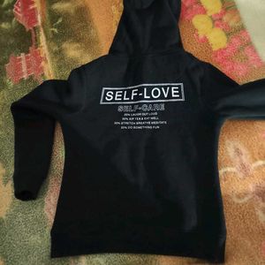 Black &#39;Self-Love&#39; Hoodie