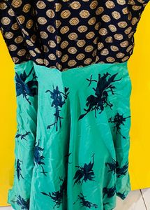 Floral Print Dress Handmade