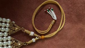 Pearl and Gold Tone Necklace