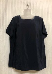 Blue Short Sleeve Top