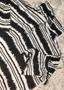 Forever 21 Black &amp; White Striped Button-Down