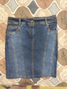 Denim Mini Skirt