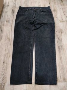 Sc9977 Black Dot Beggy Jeans Waist 34