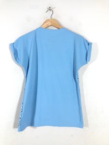 Blue Printed T-Shirt(Women’s)
