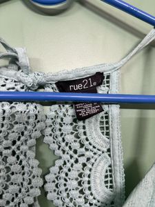 Backless Open Neck Dress