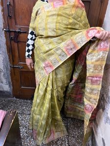 Matka Print Saree