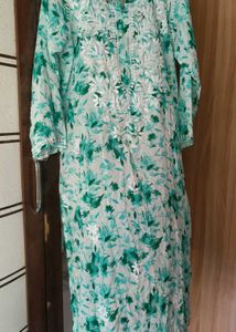 Mul Chikankari Kurti N Plazo