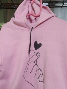 Good Quality Pink Women Hoodie For Winter