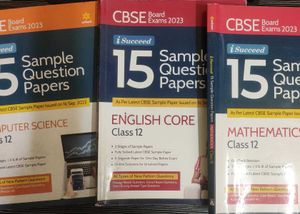 CBSE Sample Question Papers -- Maths, English, CS