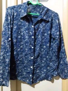 Vintage Navy Blue Shirt