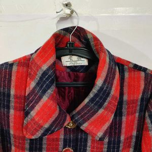 Plaid Korean Unisex Blazer - Chest 34
