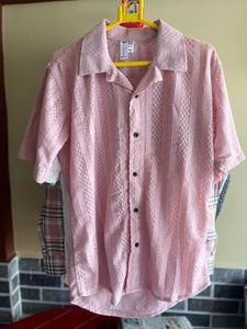 Pink Patterned Shirt