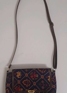Vintage Patterned Crossbody Bag