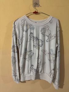 Garfield Graphic Print Sweatshirt