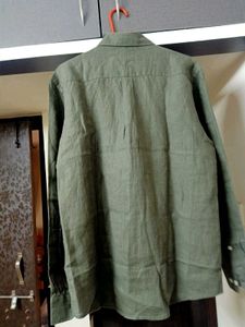 NEW Polo Ralph Lauren Green Linen Shirt