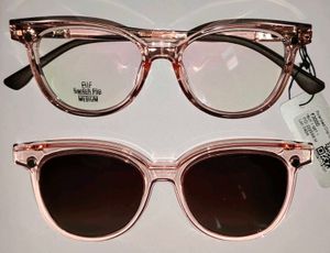 Lenskart Air Clip On Transparent Full Rim Round