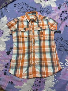 Woodland Sleeve Button-Down Shirt For Women