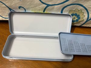 Space explorer metal pencil case