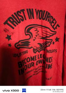 Red Graphic Print T-Shirt