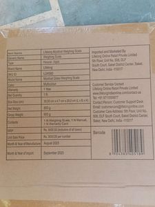 Personal Weighing Machine 180kg Cap