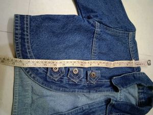 Vintage Cropped Denim Jacket