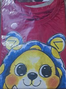 HOT PINK T-SHIRT FOR GIRLS.