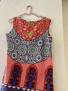 Colorful Sleeveless Dress
