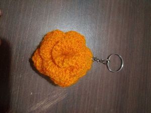 Red Rose Keychain