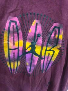 Jordan Nike Maroon Unisex T Shirt