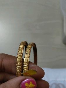 Gold-Plated Bangle Set