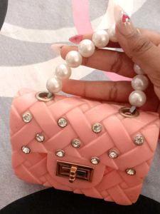 Pink asthetic cute handbag 👜