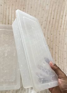 2 Pics fridge storage Box